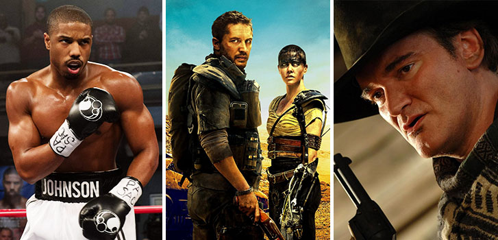 michael b. jordan, creed, tom hardy, charlize theron, mad max:fury road, quentin tarantino, the hateful eight, image