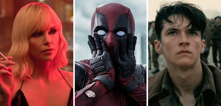 Atomic Blonde, Deadpool, and Dunkirk feature in today's roundup!
