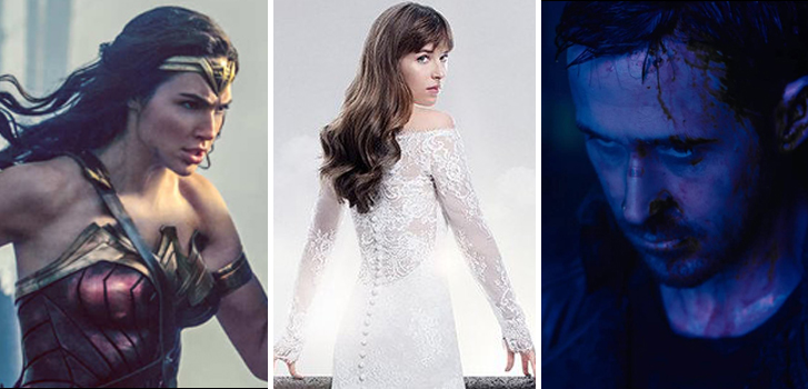 Wonder Woman 2, Fifty Shades Freed and Blade Runner 2049 top our movie news today!