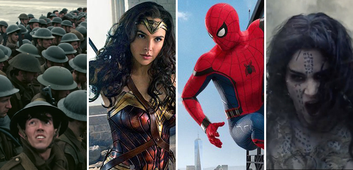 Dunkirk, Wonder Woman, Spiderman: Homecoming and The Mummy top our Summer Movie Preview guide