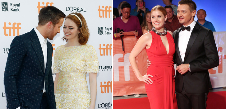 ryan gosling, emma stone, amy adams, jeremy renner,