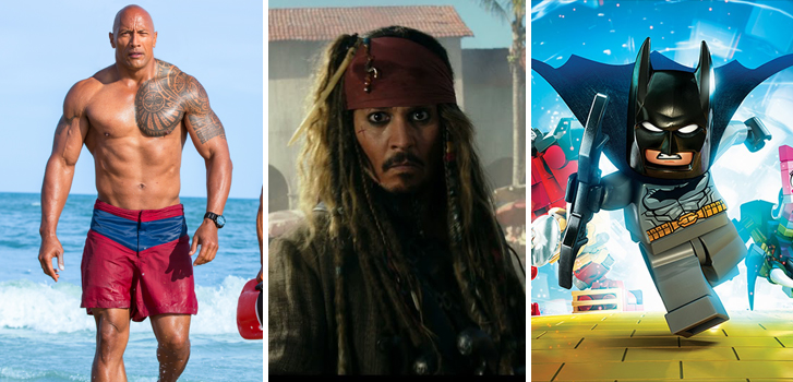 Baywatch, Pirates of the Caribbean and Lego Dimensions Leagues make Tanner's What to Watch weekend preview