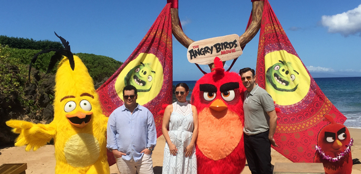 the angry birds movie, jason sudeikis, josh gad, maya rudolph,