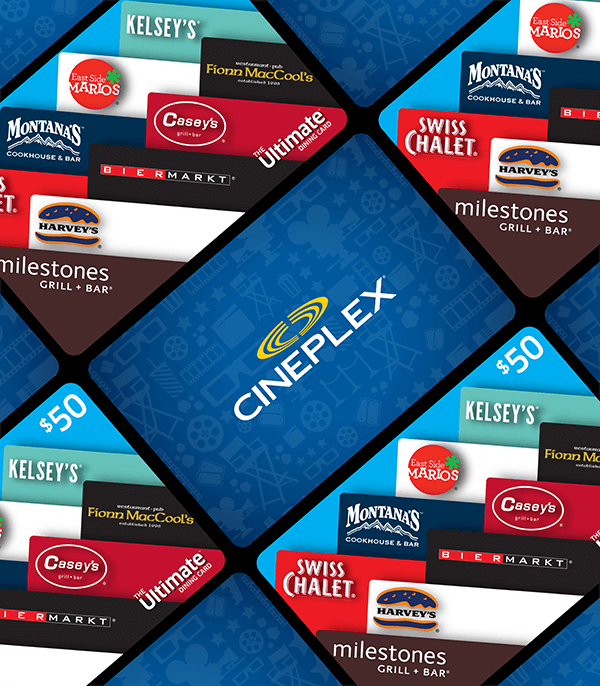 Cineplex Gift Card Packages