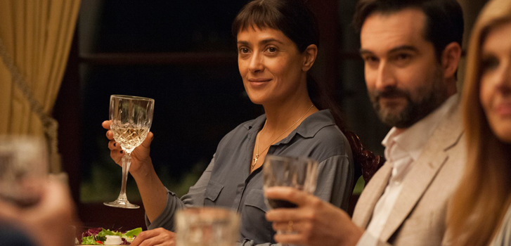 Salma Hayek, John Lithgow and Connie Britton on their new indie film Beatriz at Dinner