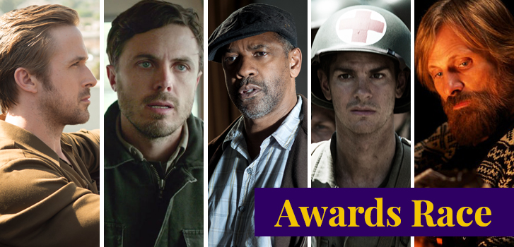 ryan gosling, la la land, casey affleck, manchester by the sea, denzel washington, fences, andrew garfield, hacksaw ridge, viggo mortensen, captain fantastic, oscars, awards, best actor,