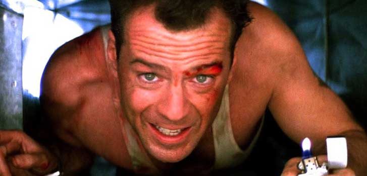 die hard, bruce willis, anniversary, movie, alan rickman,