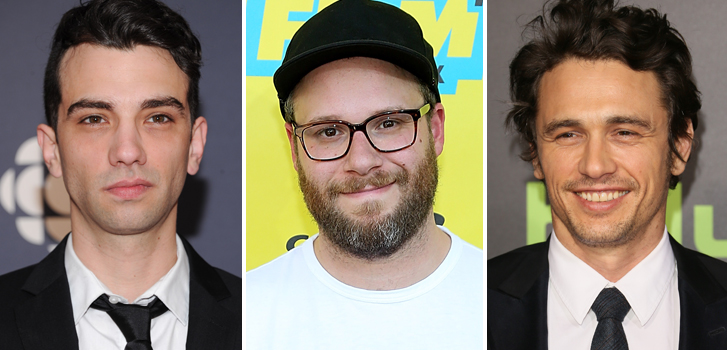 jay baruchel, seth rogen, james franco, birthdays,
