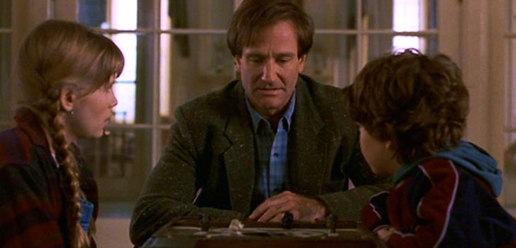 robin williams, kirsten dunst, jumanji, image