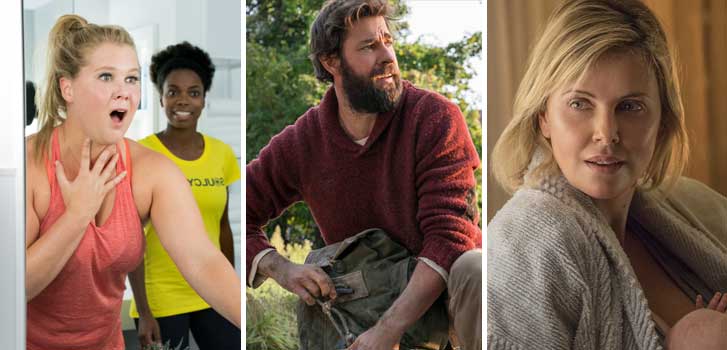I Feel Pretty, A Quiet Place, Tully and all of the movies at the Cineplex Store in July!