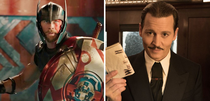 Murder on the Orient Express and Thor: Ragnarok clips top our daily movie news roundup!