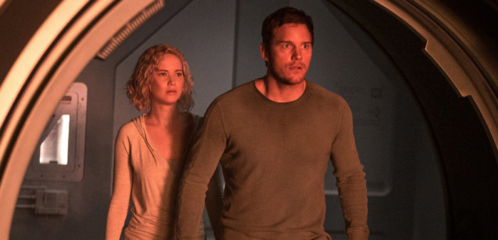 Jennifer Lawrence and Chris Pratt are stranded in space in new Passengers trailer