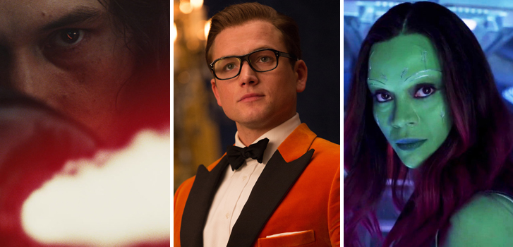 star wars the last jedi, kingsman the golden circle, guardians of the galaxy vol. 2, cineplex, new, roundup