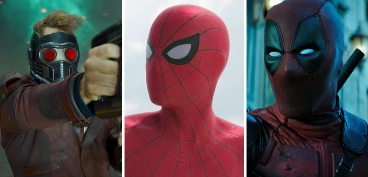 deadpool, guardians of the galaxy, spiderman homecoming, cineplex, roundup, trailers, clips, news