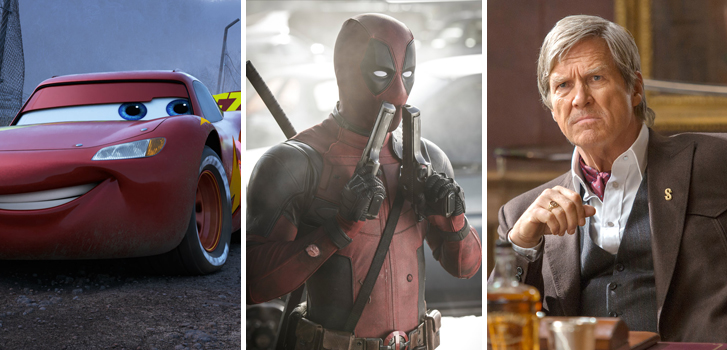cars 3, deadpool 2, kingsman: the golden circle, cineplex, roundup, news, new, trailers