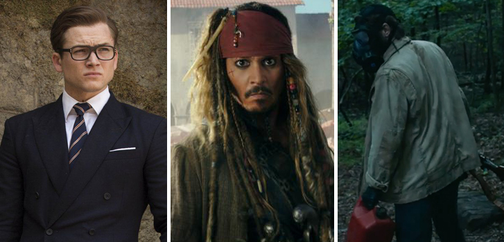 kingsman: the golden circle, Pirates of the Caribbean, it comes at night, cineplex, new, posters, trailers, exclusive, roundup