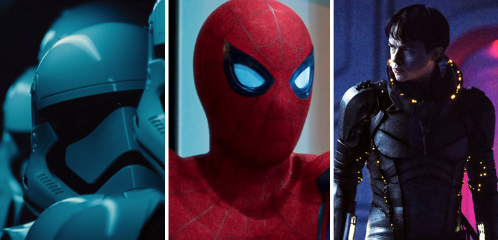 star wars: the last jedi, spider-man: Homecoming, valerian, cineplex, news, movies, trailers, posters, new