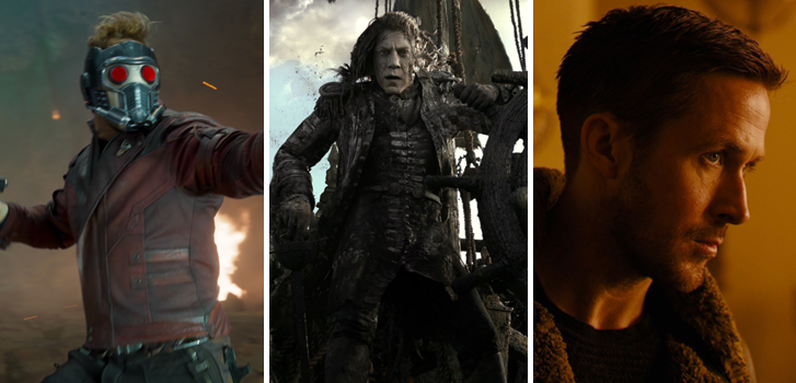guardians of the galaxy vol. 2, Pirates of the Caribbean: Dead Men Tell No Tales, blade runner 2049, roundup, cineplex, news, new, exclusive