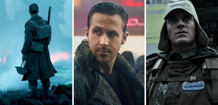 dunkirk, ryan gosling, blade runner 2049, alien, alien covenant, cineplex, roundup, news, trailers, movies, posters, clips
