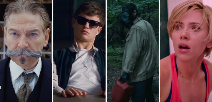murder on the orient express, baby driver, it comes at night, rough night, cineplex, trailers, posters, new, news, exclusive
