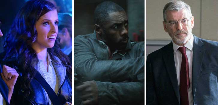 pitch perfect 3, the dark tower, the foreigner, cineplex, movie, posters, trailers, new, news