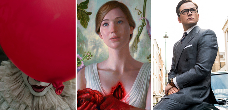 it, mother, kingsman: the golden circle, jennifer lawrence, taron egerton