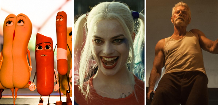 Suicide Squad, Sausage Party and more top our list of movies to watch at home in November