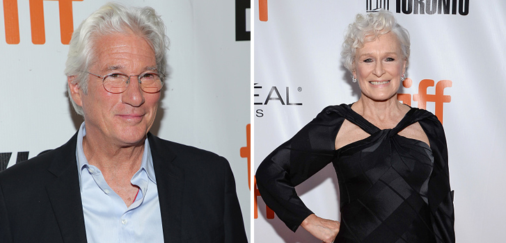 Richard Gere and Glenn Close brought their films to the Toronto International Film Festival on Thursday night!