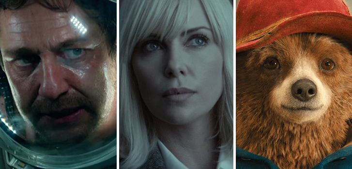 Geostorm, Atomic Blonde, and Paddington 2 make our weekly movie news roundup!